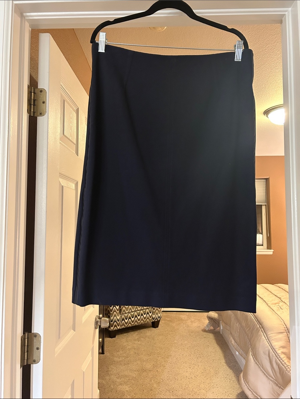 Les Copains Navy Pencil Skirt